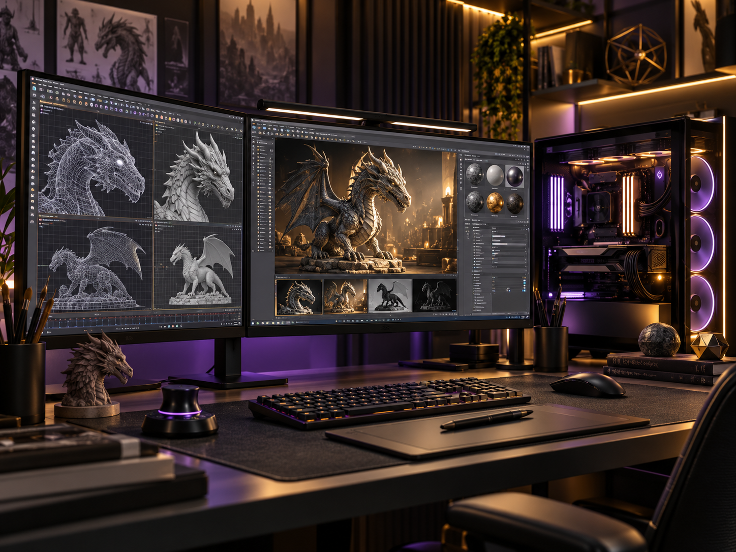 Configuración para render 3D