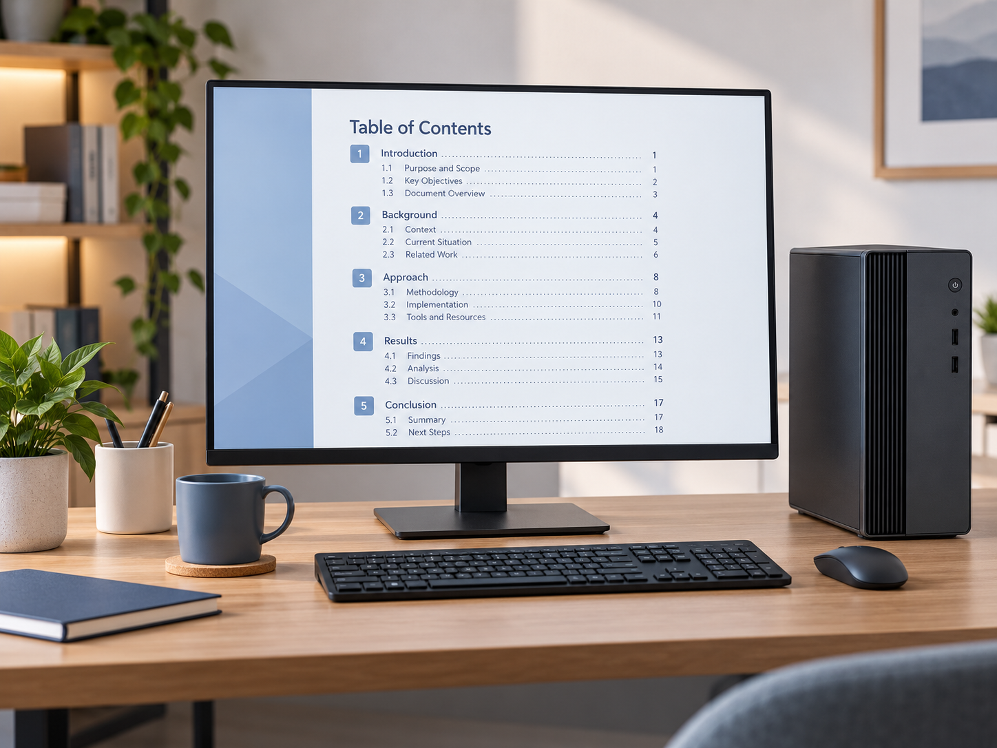 Configuración para trabajo
